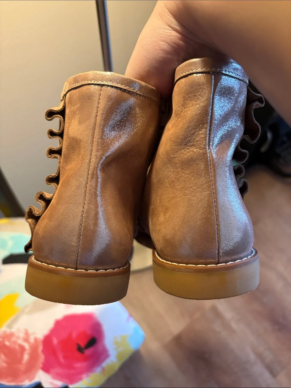 Elephantito sparkly boots (like new)